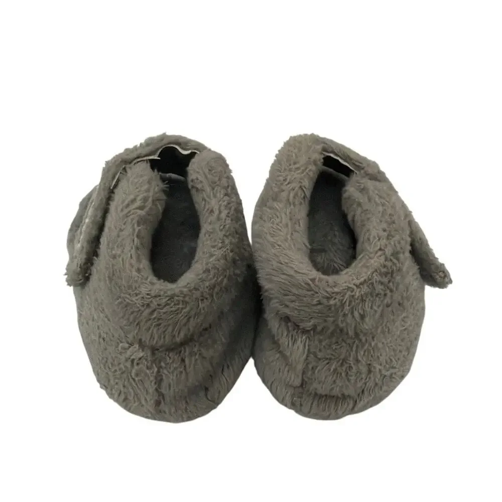 UGG Bixby Booties Charcoal Gray Fleece Baby Infant Size 2-3